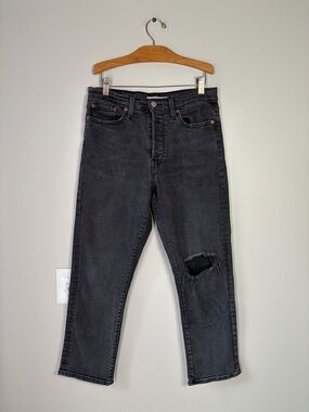 Levi’s Wedgie Straight Faded Black Jeans